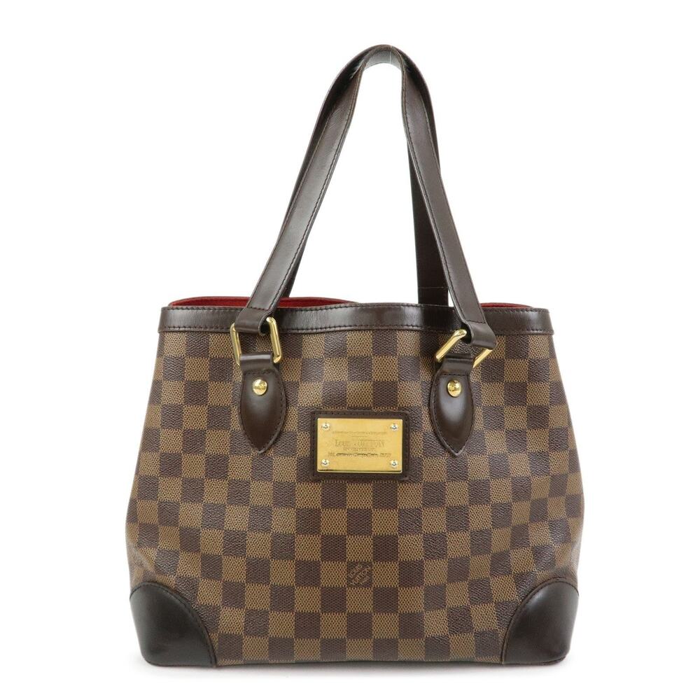 Louis Vuitton Damier Ebene Hampstead PM Handbag Brown